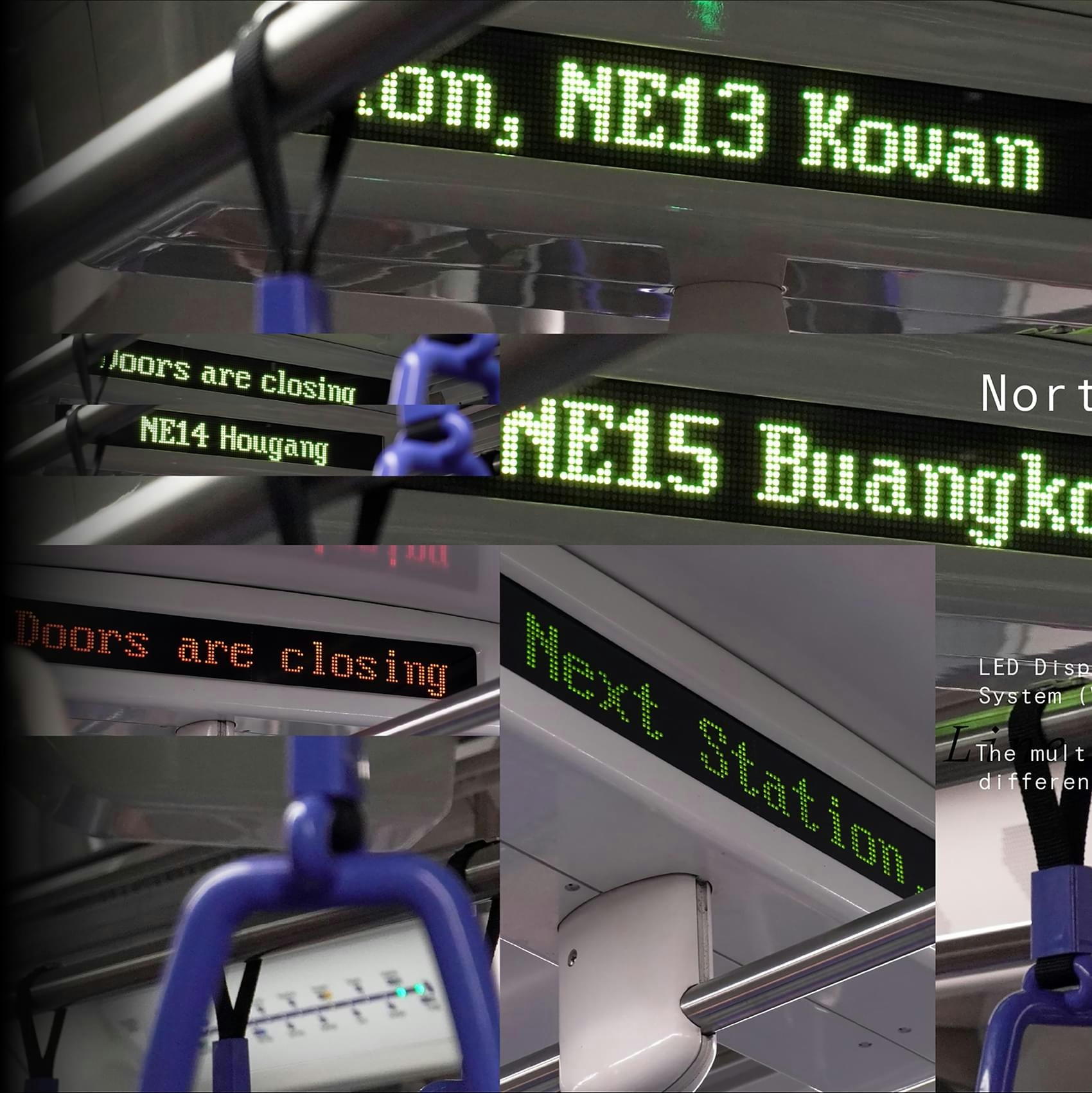 Text display technology on LED screen in Singapore MRT Cover Photo