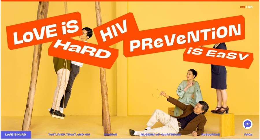 Love is Hard, HIV Prevention is Easy website